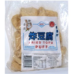 QSF FRIED TOFU PUFFS FROZEN (500G)