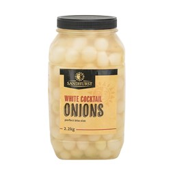 WHITE COCKTAIL ONIONS (2.2KG)
