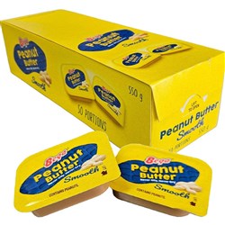 BEGA SMOOTH PEANUT BUTTER PORTION CONTROL GLUTEN FREE (50 X 11G)