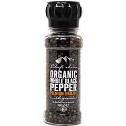 ORGANIC BLACK PEPPER GRINDER (100G)