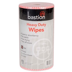 BASTION HEAVY DUTY KITCHEN WIPES RED (45M)