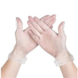 VINYL GLOVES CLEAR MEDIUM 100’S