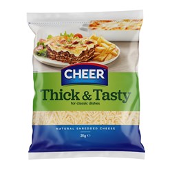 CHEER THICK N TASTY GRATED CHEESE (2KG)