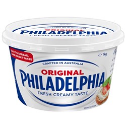 PHILLY SPREADABLE CREAM CHEESE (1KG)