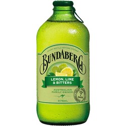 BUNDABERG LEMON LIME &amp; BITTERS (12 X 375ML)