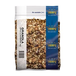 TRUMPS CRANBERRY &amp; APPLE GRANOLA (1KG)