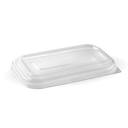BIOPAK CLEAR PET TAKEAWAY LID FOR 750/1000ML 50&#39;S (10)