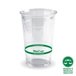 BIOPAK PLASTIC CUP 600ML 50S (20)