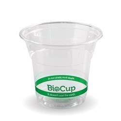 BIOPAK CLEAR PLASTIC CUP 150ML 100&#39;S (20)