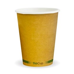 BIOPAK COFFEE CUP 12OZ SINGLE WALL KRAFT 50&#39;S (20)