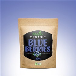 ELGIN ORGANIC BLUEBERRIES FROZEN 350G (12)