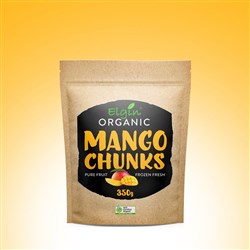 ELGIN ORGANIC MANGO CHUNKS/HALVES FROZEN 350G (12)