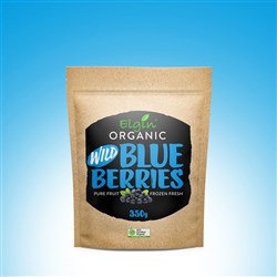 ELGIN ORGANIC WILD BLUEBERRIES 350G (12)