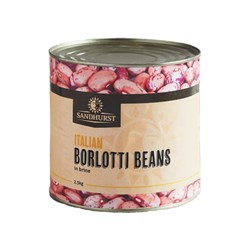 SANDHURST BORLOTTI BEANS TIN (A9)