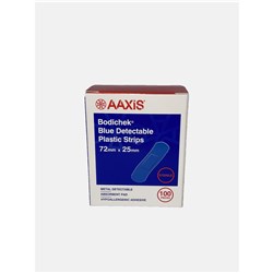 NAB HEALBAND BLUE DETECTABLE BANDAIDS EXTRA WIDE 100’S
