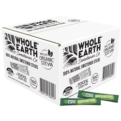 WHOLE EARTH NATURE SWEET STICKS STEVIA 500’S