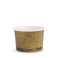 BIOPAK KRAFT BIOBOWL 8OZ PAPER BOWL 50&#39;S (20)