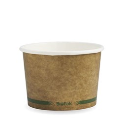 BIOPAK KRAFT BIOBOWL 16OZ PAPER BOWL 25&#39;S (20)