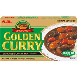 S&amp;B GOLDEN CURRY MEDIUM/HOT (1KG)