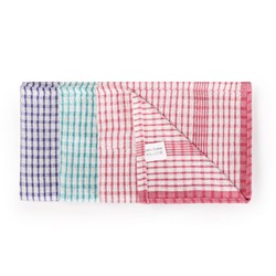 WONDERDRY TEA TOWEL 762X508MM RED/BLUE 5’S