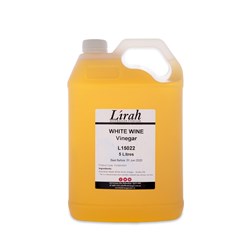 LIRAH WHITE WINE VINEGAR 6% (5L)