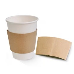 CUP SLEEVE FOR 8OZ COFFEE CUPS 100’S