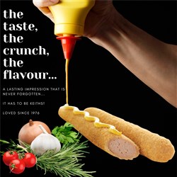 KEITHS CRUMBED SAUSAGE (42 X 71G)