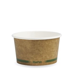 BIOPAK KRAFT BIOBOWL 12OZ PAPER BOWL 25'S (20)