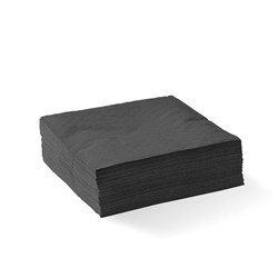 BLACK COCKTAIL NAPKINS 2PLY 250’S