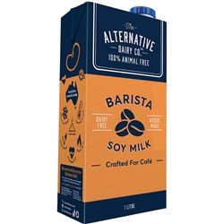 ALTERNATIVE DAIRY CO BARISTA SOY MILK 1L (12)