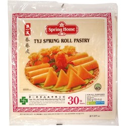 SPRING ROLL WRAPS 10 INCH 30’S