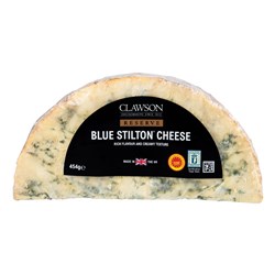CLAWSON STILTON BLUE CHEESE HALF MOON (454G)