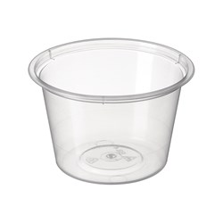 BONSON CLEAR ROUND TUB 100ML 50’S