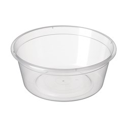 BONSON CLEAR ROUND TUB 300ML 50&#39;S