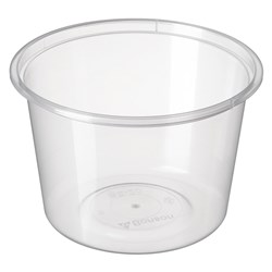 BONSON CLEAR ROUND TUB 530ML 50’S