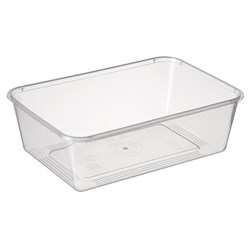 BONSON CLEAR RECTANGLE TUB 750ML 50’S