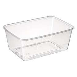 BONSON CLEAR RECTANGLE TUB 1000ML 50’S