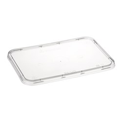 BONSON CLEAR LIDS FOR 500-1000ML RECTANGLE TUBS 50’S