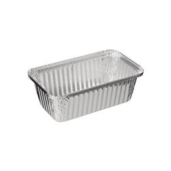 BONSON RECTANGLE FOIL CONTAINER SHALLOW 100’S