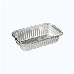 BONSON RECTANGLE FOIL CONTAINER MEDIUM SHALLOW 100’S