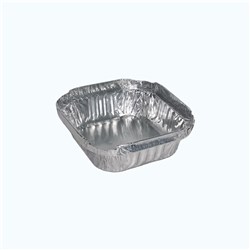 BONSON SMALL SQUARE FOIL TRAY DEEP 100’S