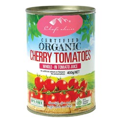 CHEFS CHOICE ORGANIC CHERRY TOMATOES (400G)