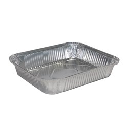 BONSON RECTANGLE DEEP FOIL CONTAINER LARGE 3KG 100’S