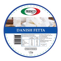 FRESCO DANISH FETTA (1.5KG)
