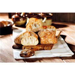 LAURENT CIABATTA DINNER ROLLS (160 X 35G)