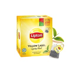LIPTON BLACK TEA CUP BAGS 100’S