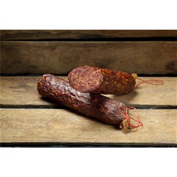 BORGO PRESERVATIVE FREE &amp; FREE RANGE HOT SALAME APPROX 500G {PRICE PER KG}