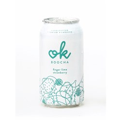 OK BOOCHA FINGERLIME STRAWBERRY KOMBUCHA (16 X 375ML)