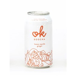 OK BOOCHA LEMON MYRTLE GINGER KOMBUCHA (16 X 375ML)