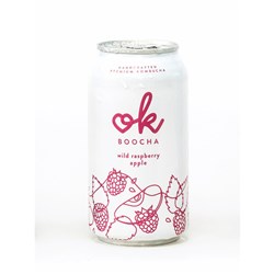OK BOOCHA WILD RASPBERRY APPLE KOMBUCHA (16 X 375ML)